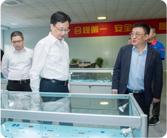 常州市新北區(qū)委書記周慶一行蒞臨太平科技調(diào)研指導